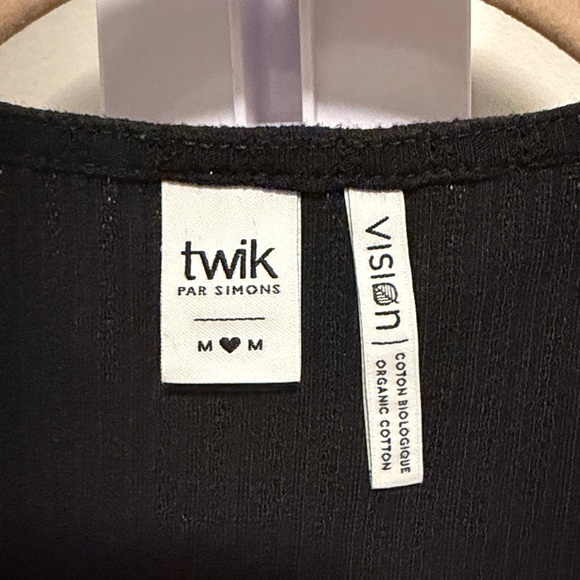 Rib-Knit Crossover Dress - Picture 4 of 4